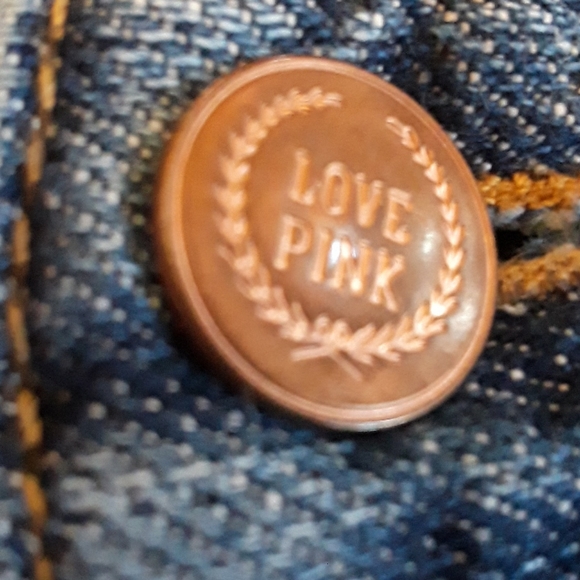 VS Pink Distressed Denim Shorts - Picture 4 of 6